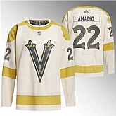 Men's Vegas Golden Knights #22 Michael Amadio Cream 2024 Winter Classic Breakaway Stitched Jersey Dzhi,baseball caps,new era cap wholesale,wholesale hats